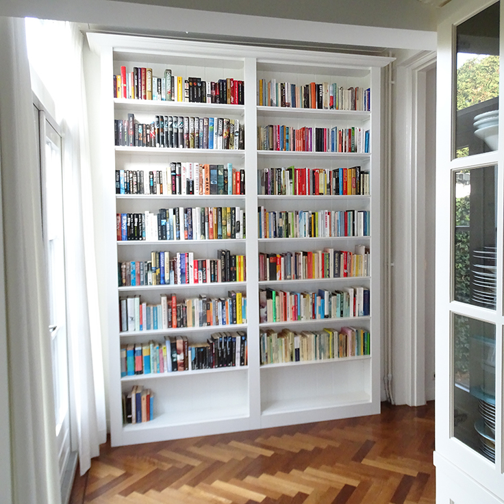Boekenkast op maat gemaakt